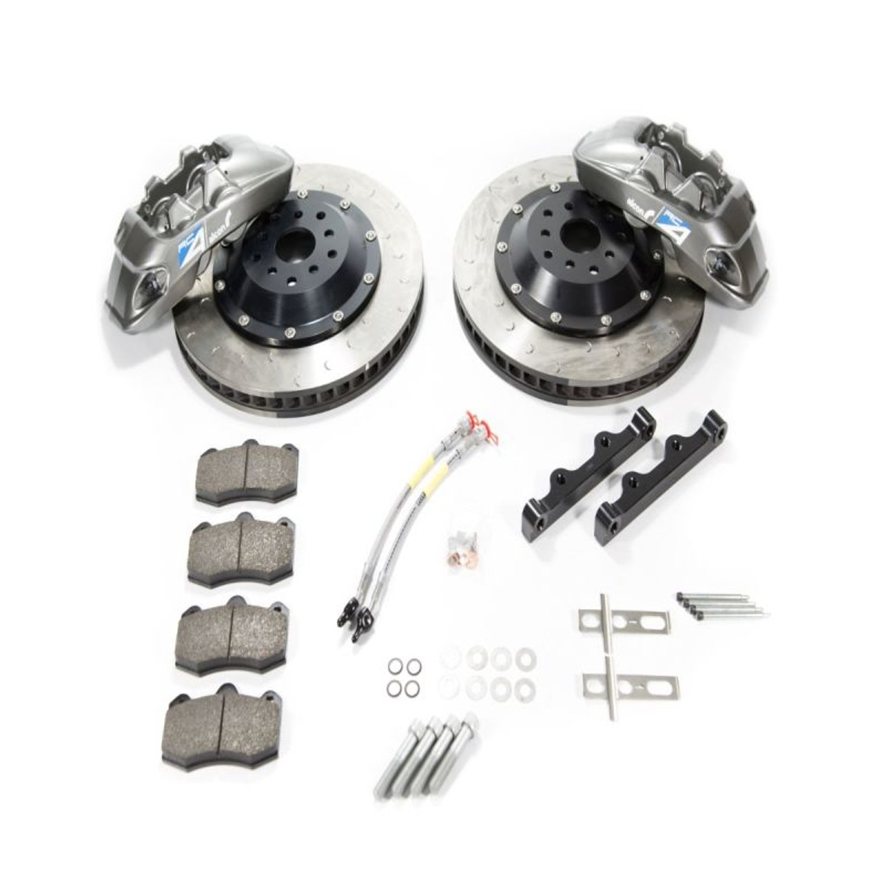 Alcon 2009+ Nissan GT-R R35 380x33mm Rotor 4 Piston Caliper RC4 Rear Axle Kit - Sky Blue - BKR6959B05
