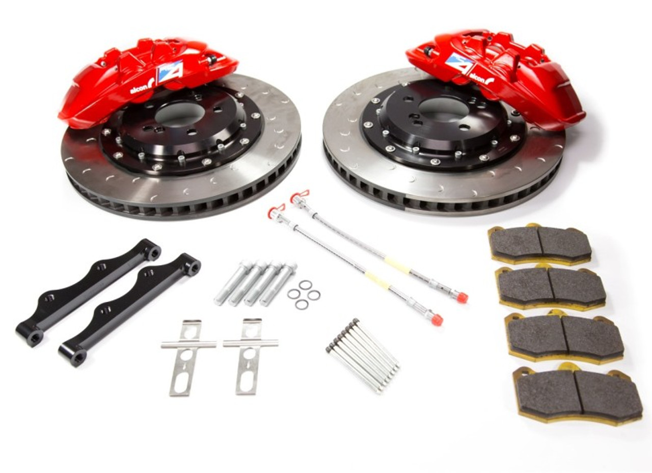 Alcon 2015+ BMW M3 F80 380x32mm 4 Piston Rear Brake Upgrade Kit - Red - BKR6959B07