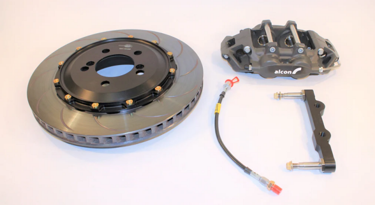 Alcon BMW F8X 4 Piston 355x28mm Rear Race Kit - Anodized - BRK.200510