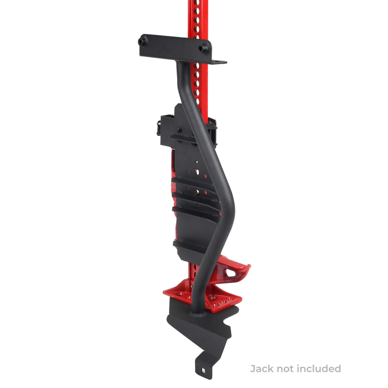 Go Rhino 18-24 Jeep Wrangler JL/JLU/JT Front Fender Jack Mount for Hi-Lift Jack - Tex. Blk - 701011T