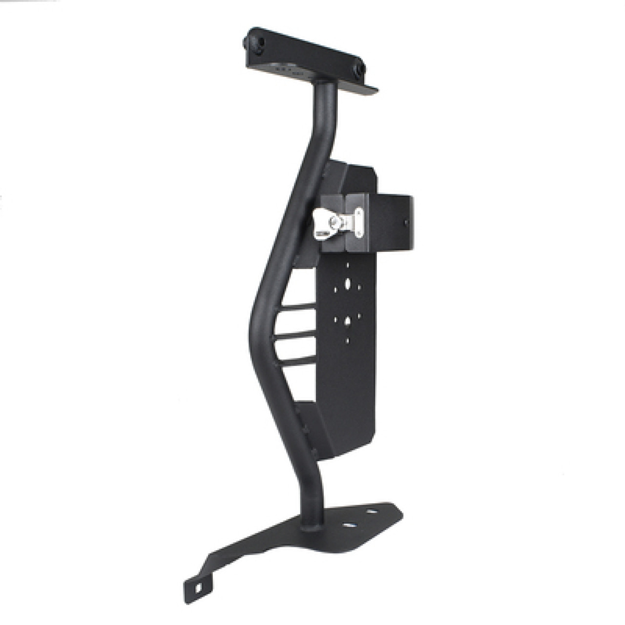 Go Rhino 18-24 Jeep Wrangler JL/JLU/JT Front Fender Jack Mount for Hi-Lift Jack - Tex. Blk - 701011T