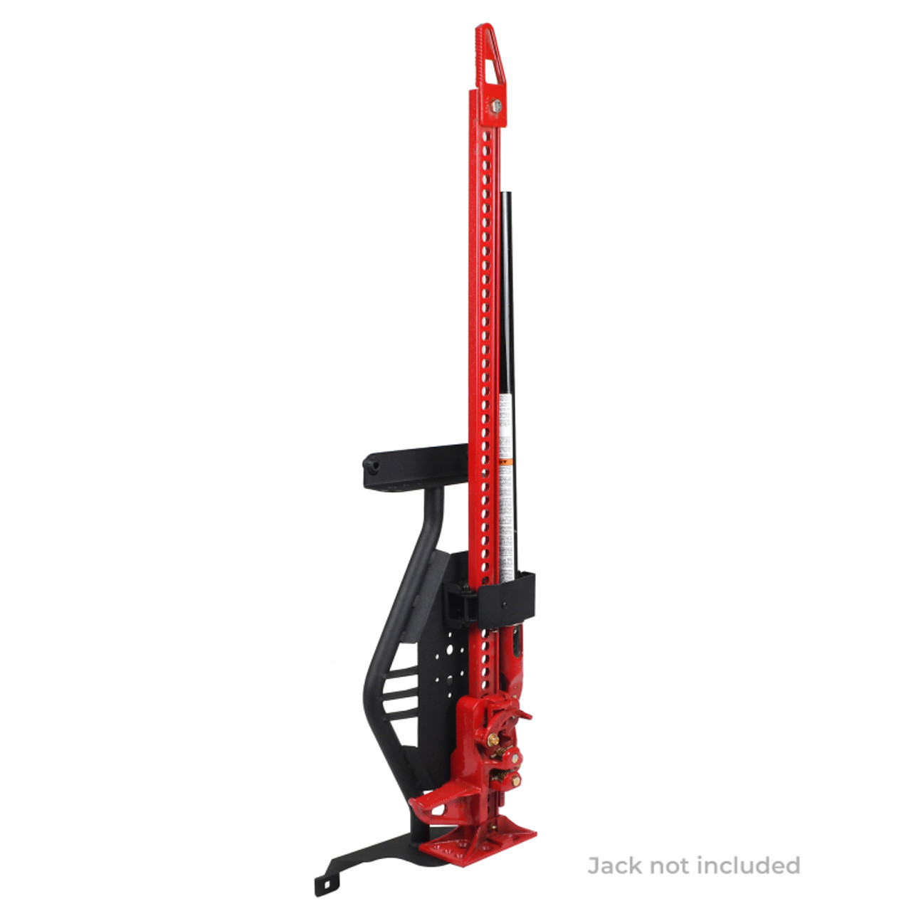 Go Rhino 18-24 Jeep Wrangler JL/JLU/JT Front Fender Jack Mount for Hi-Lift Jack - Tex. Blk - 701011T