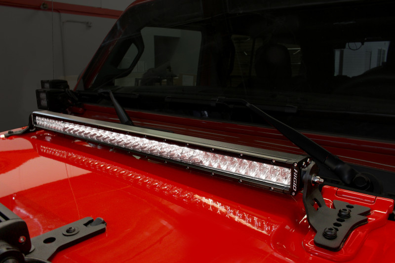 Go Rhino 18-20 Jeep Wrangler JL/JLU/Gladiator JT Light Mount - 30in Single Row - 731300T