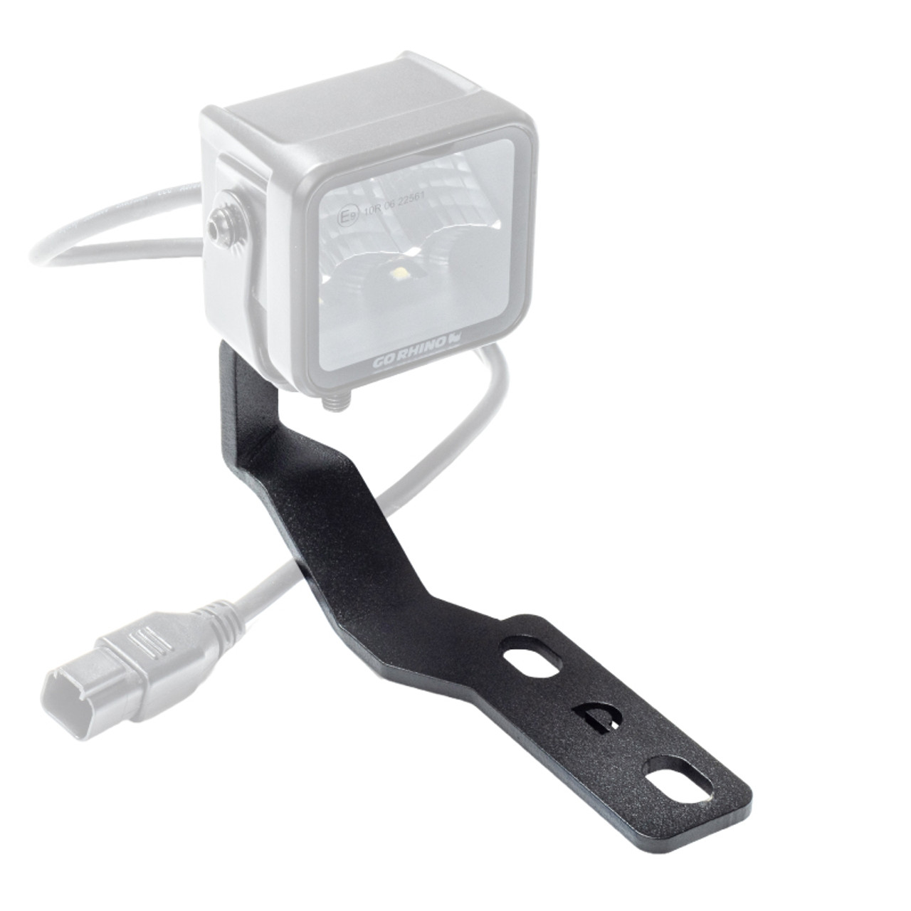 Go Rhino 19-21 Toyota RAV4 XE Hood Hinge Cube Light Mount - 732355T