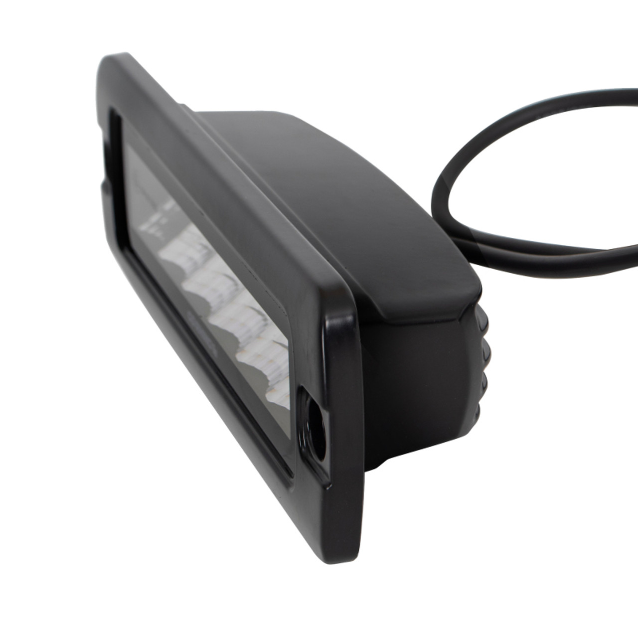 Go Rhino Xplor Blackout Series Sixline LED Flood Light Kit (Flush Mount) - Blk (Pair) - 750300621FBF