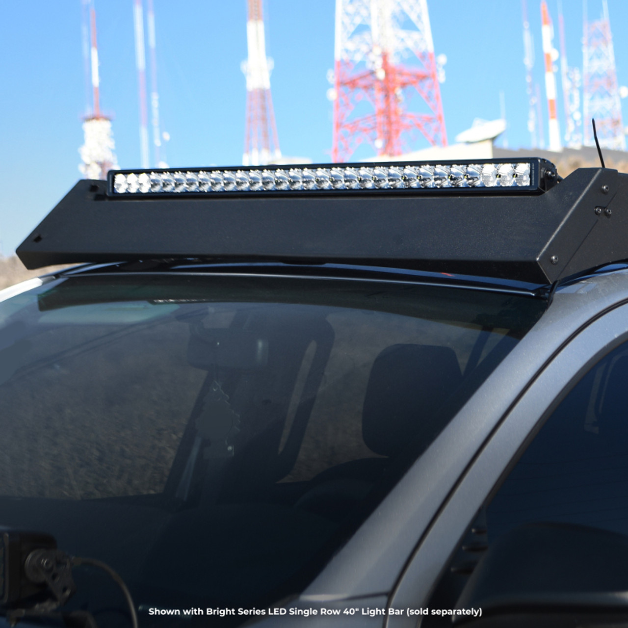 Go Rhino Xplor Bright Series Sgl Row LED Light Bar (Side/Track Mount) 39.5in. - Blk - 750723913CSS