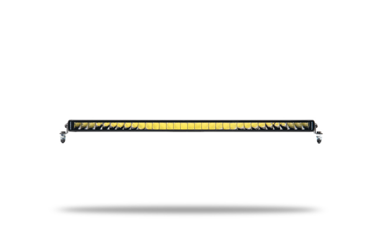 Go Rhino Xplor Blackout Series Sgl Row LED Light Bar (Side/Track Mount) 31.5in. - Blk - 751653201CSS