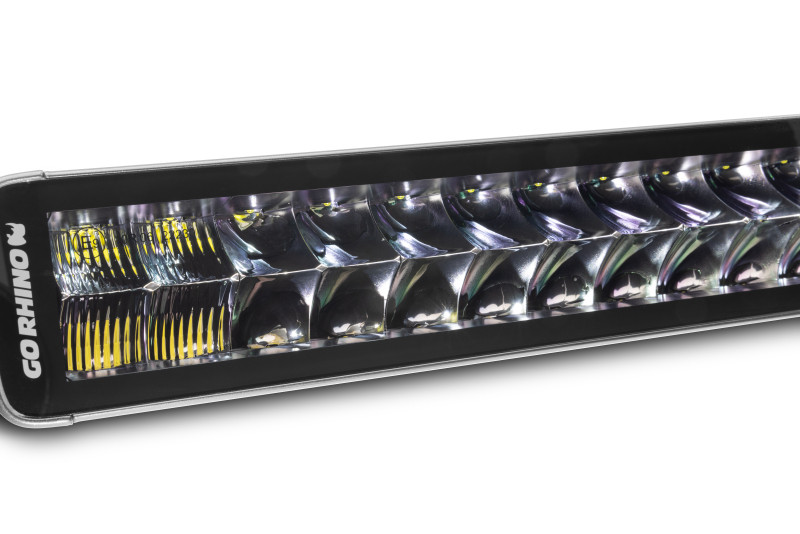 Go Rhino Xplor Blackout Series Dbl Row LED Light Bar (Side/Track Mount) 21.5in. - Blk - 752002111CDS