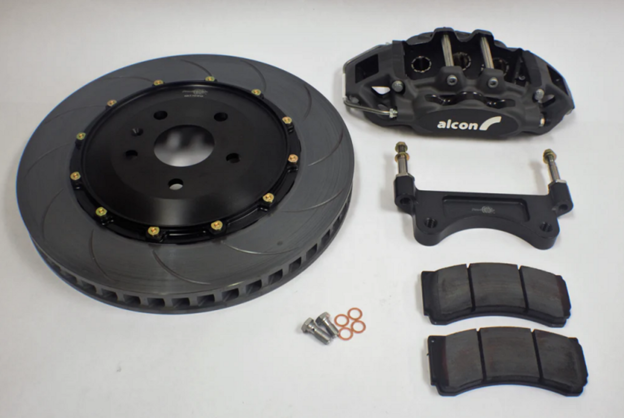 Alcon Chevrolet Corvette C8 (OEM Wheels) 6 Piston 380x36mm Front Street Kit - Anodized - BRK.200526