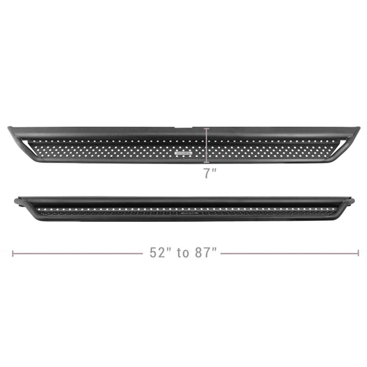 Go Rhino Dominator Extreme D1 Side Steps - Tex Blk - 80in - D10080T