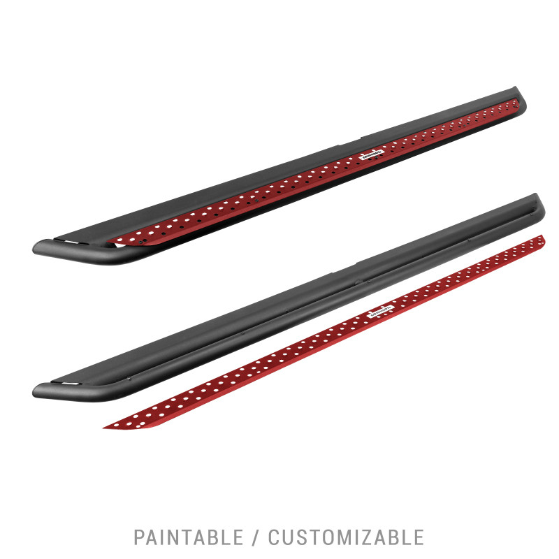 Go Rhino 2021+ Ford Bronco Dominator Extreme Side Steps w/Brackets - Textured Black - DSS4131T