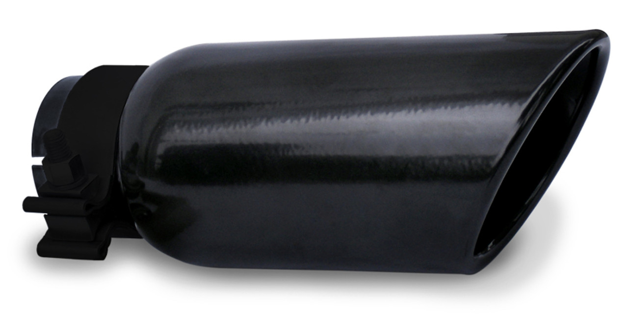 Go Rhino Exhaust Tip - Black - ID 2 1/4in x L 6in x OD 3in - GRT22536B