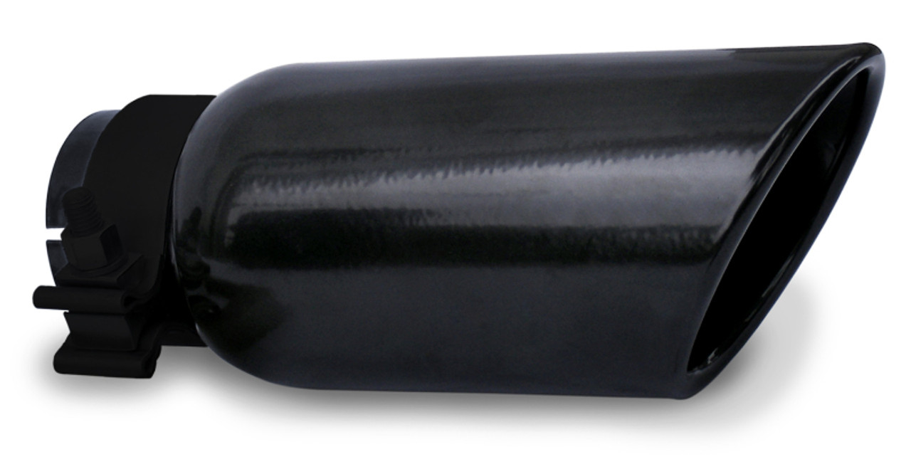 Go Rhino Exhaust Tip - Black - ID 2 1/4in x L 6in x OD 3in - GRT22536B