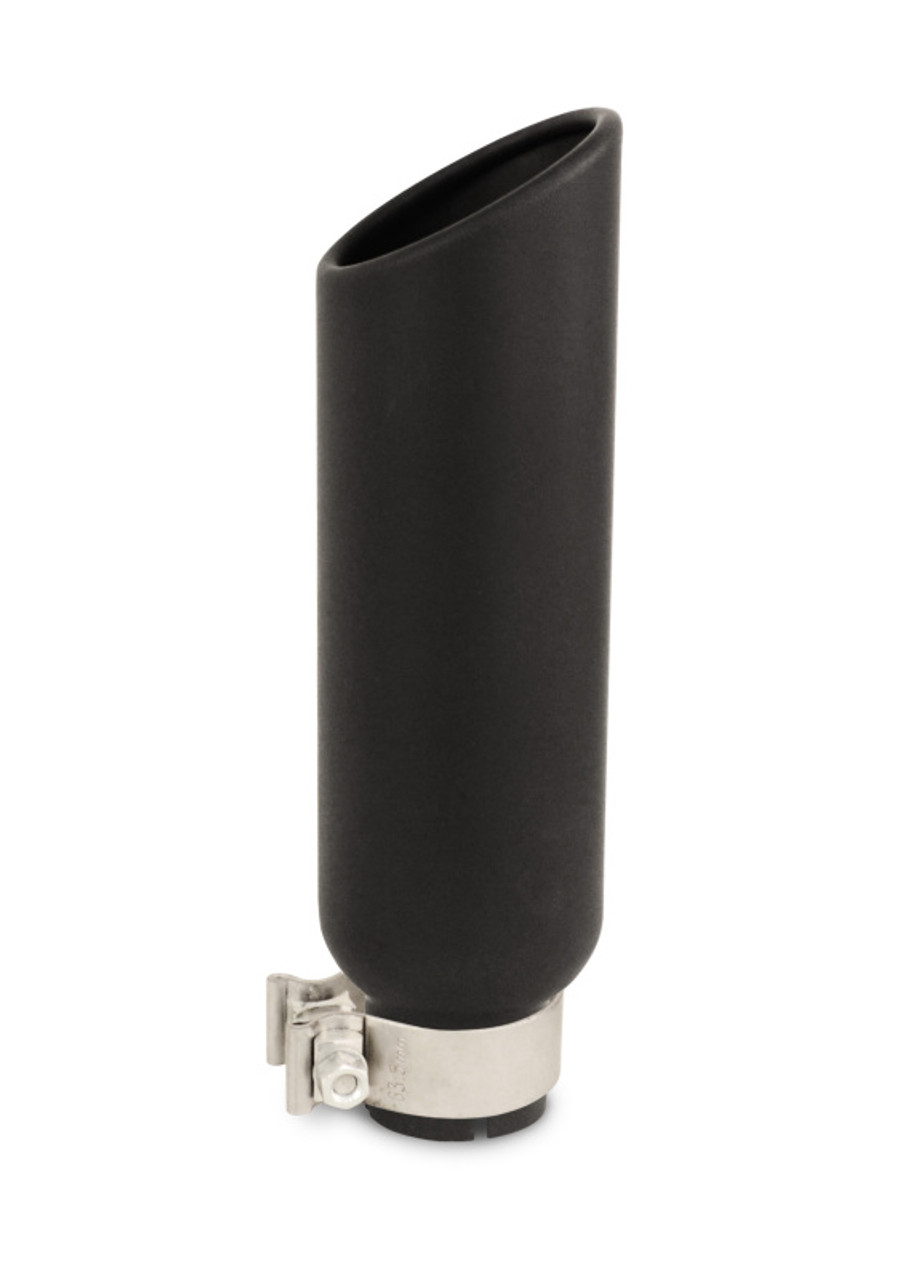 Go Rhino Exhaust Tip - Black - ID 2 1/2in x L 14in x OD 4in - GRT25414B