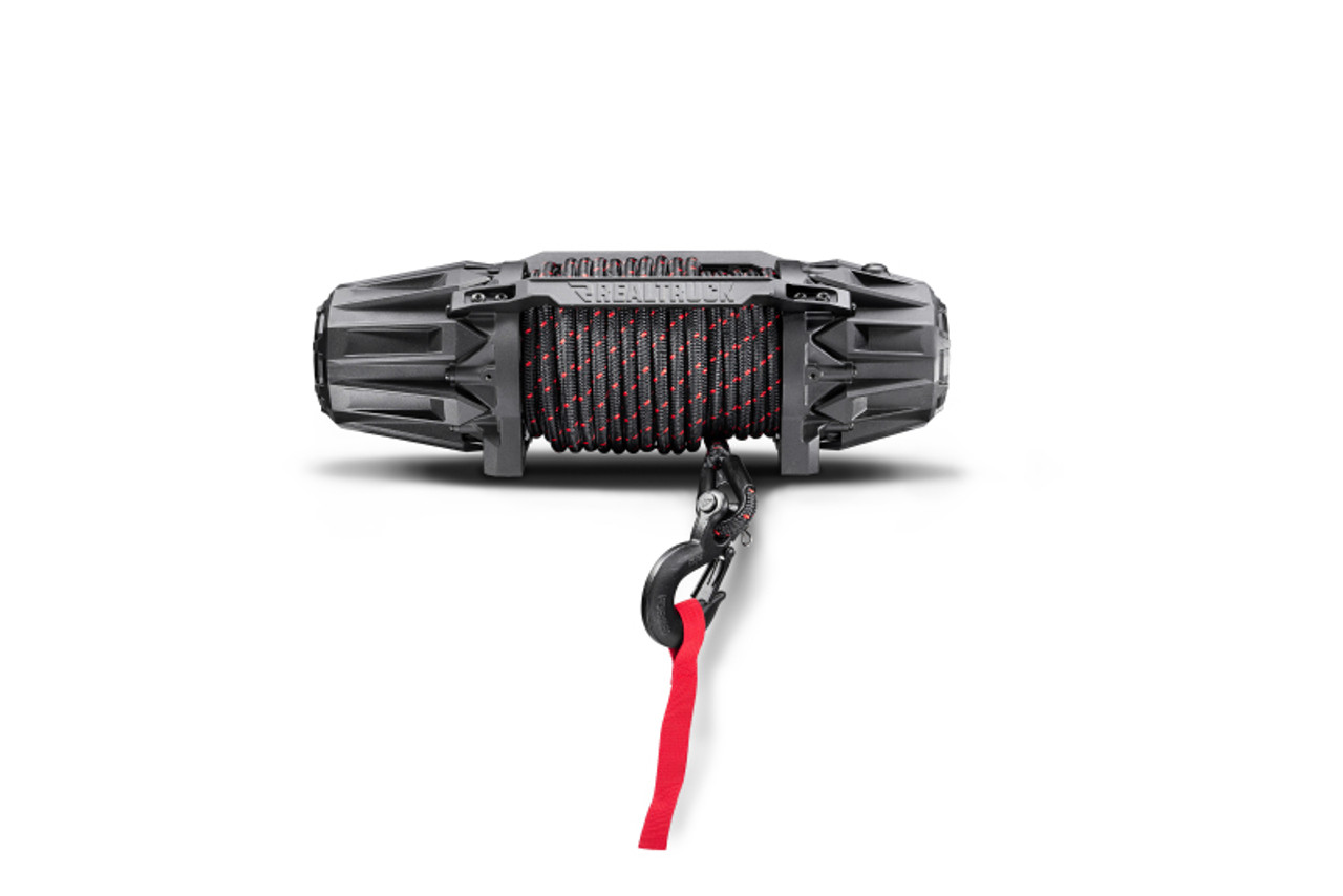 RealTruck Universal Traction Recovery 10K Winch - Black - XG-W10000KB