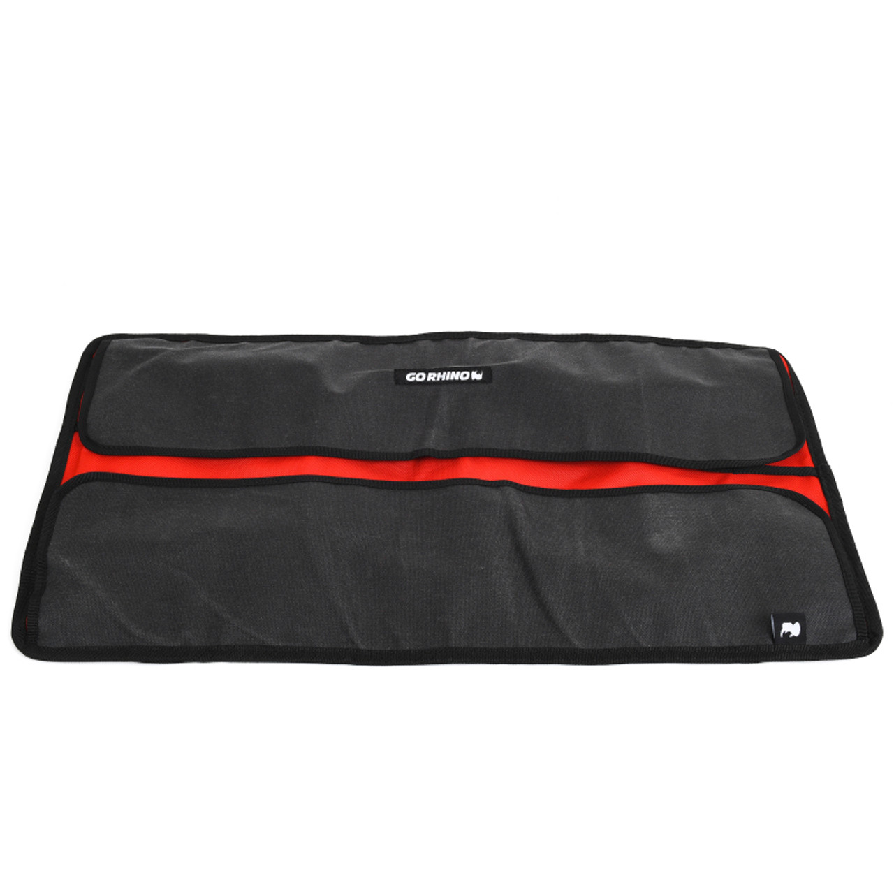 Go Rhino XVenture Gear Tool Wrench Roll - Large (4x4in. Closed) 12oz Waxed Canvas - Black - XG1040-01