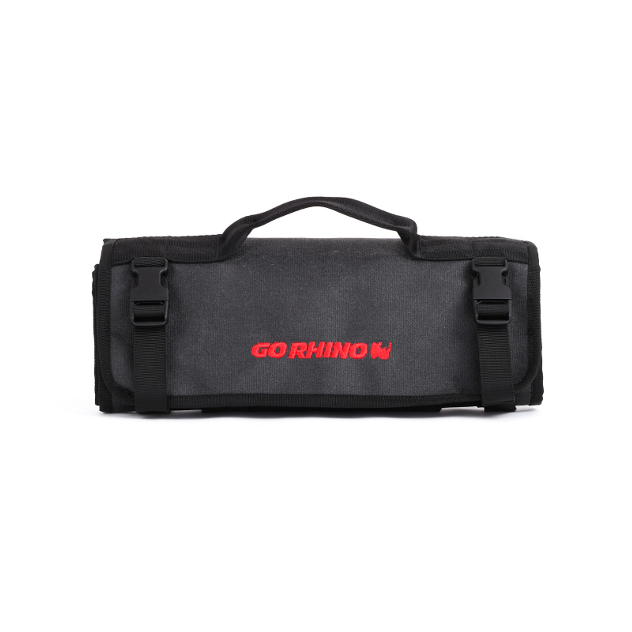 Go Rhino XVenture Gear First Aid Roll - Large (5x5in. Closed) 12oz Waxed Canvas - Black - XG1060-01