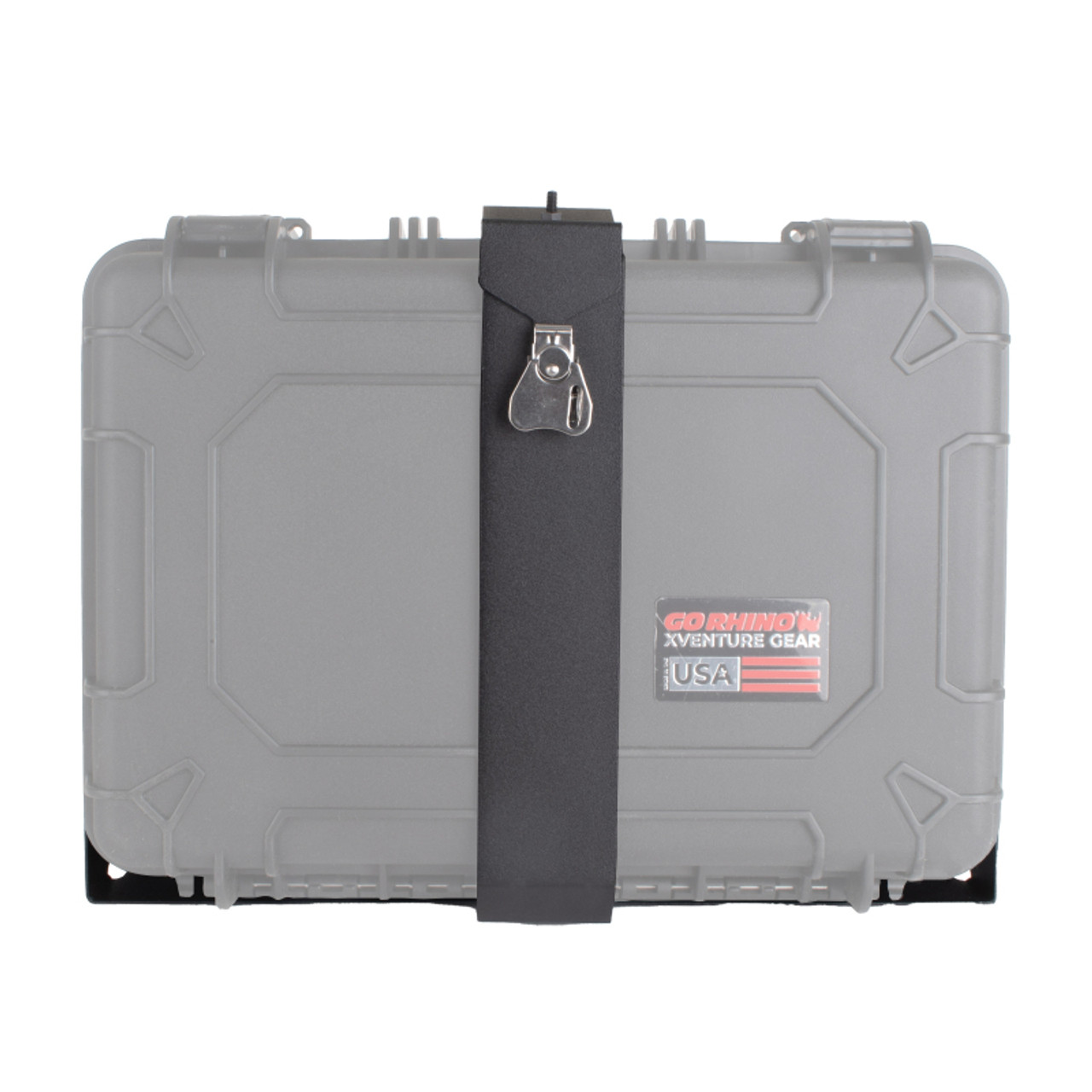 Go Rhino XVenture Gear Hard Case Mount Large 20in. (Mount ONLY for XRS/SRM Racks) - Tex. Blk - XG201608M