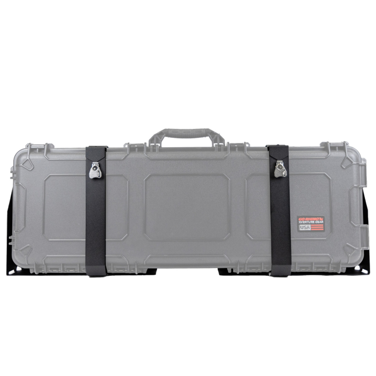 Go Rhino XVenture Gear Hard Case Mount Long 44in. (Mount ONLY for XRS/SRM Racks) - Tex. Blk - XG451607M