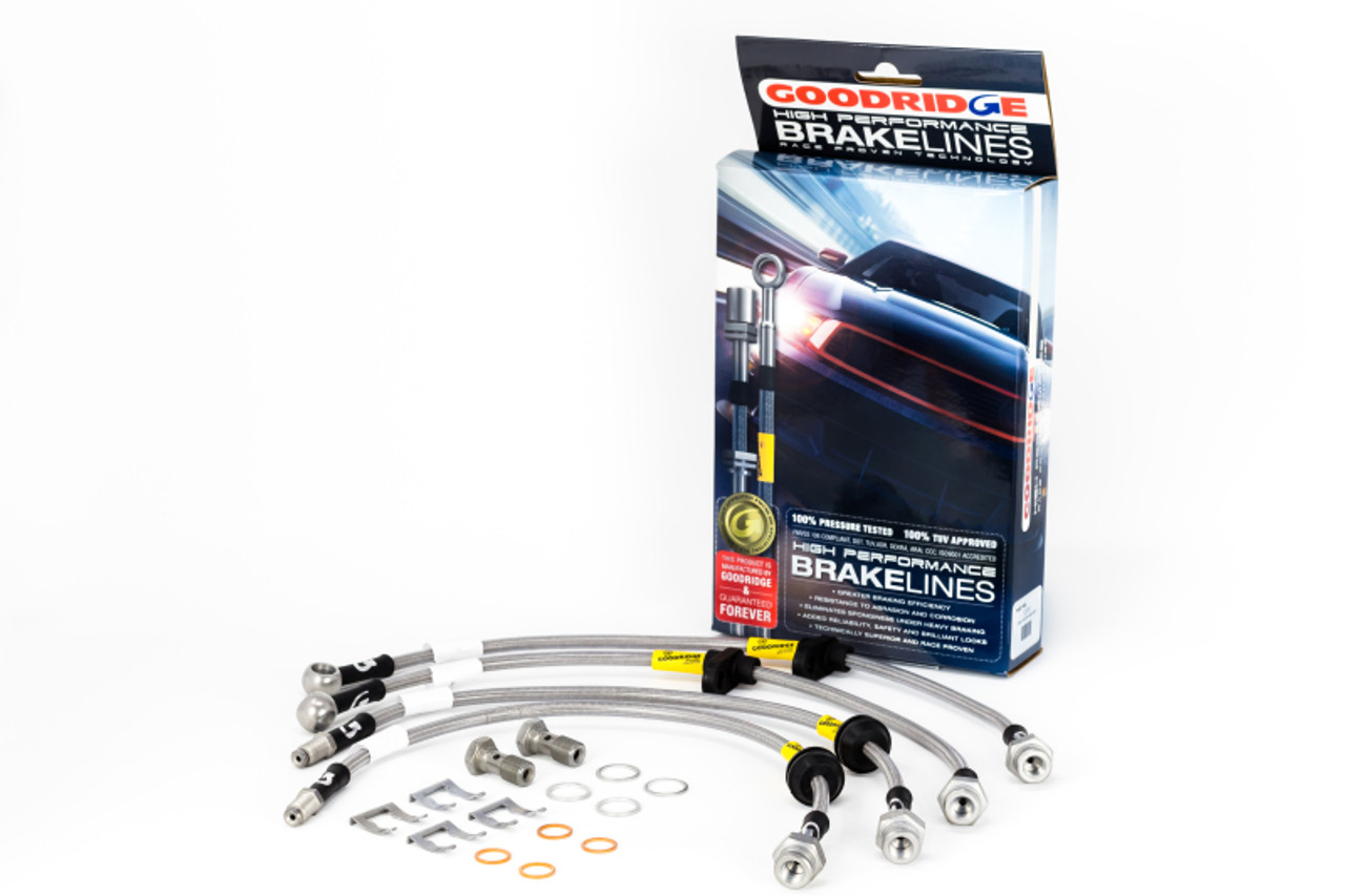 Goodridge 15-18 Ford Focus RS (RS MK3 Only) Stainless Steel Brake Line Kit - 12339