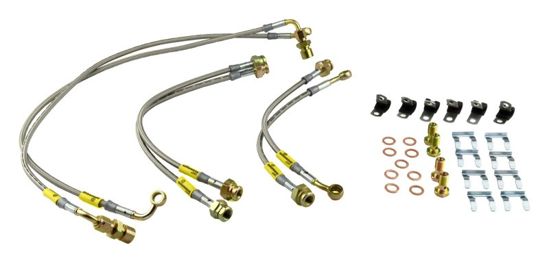 Goodridge 00-06 Chevrolet Tahoe (Rear Disc w/ Stabila Trak) Stainless Steel Brake Line Kit - 14196
