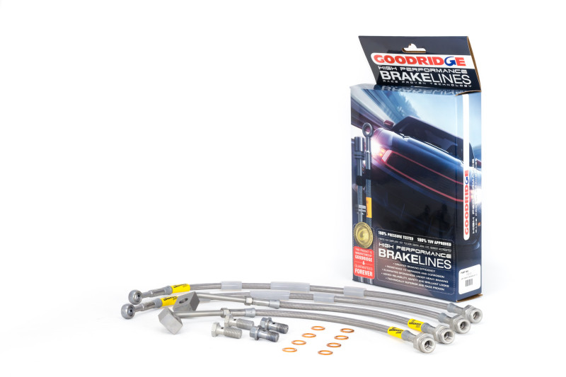 Goodridge 11-15 Jeep Grand Cherokee (Incl SRT 8) / 11-15 Dodge Durango SS Brake Line Kit - 15010