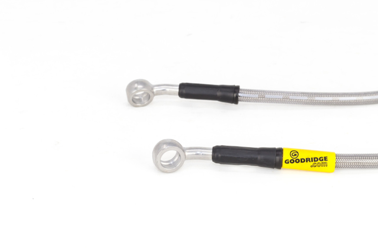 Goodridge 89-91 Honda Civic/CRX (w/Rear Drum) Stainless Steel Brake Line Kit - 20013