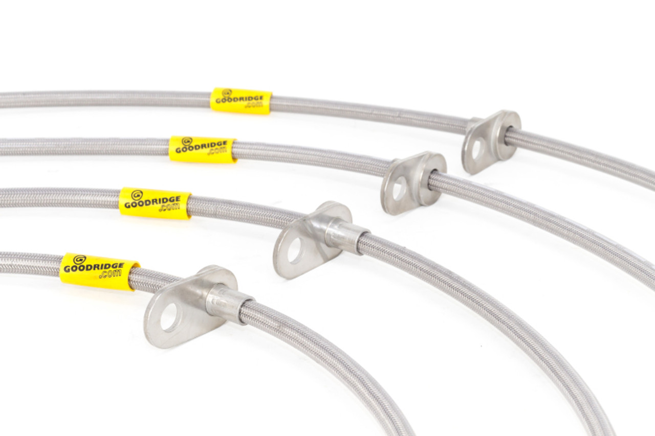 Goodridge 06-11 Honda Civic (Rear Disc Models) Stainless Steel Brake Line Kit - 20024