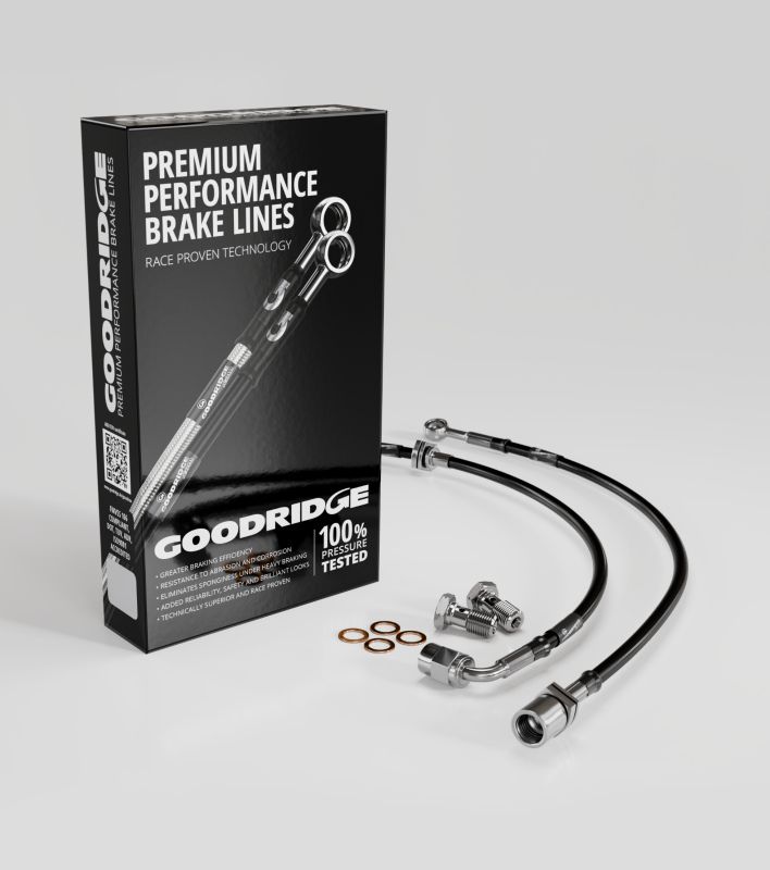Goodridge 00-05 Honda S2000 Stainless Steel Front Brake Lines - 20111F