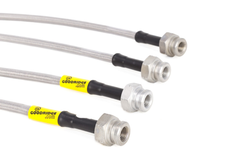 Goodridge 09-14 Honda Fit (Non-EV Models) Stainless Steel Brake Line Kit - 20114
