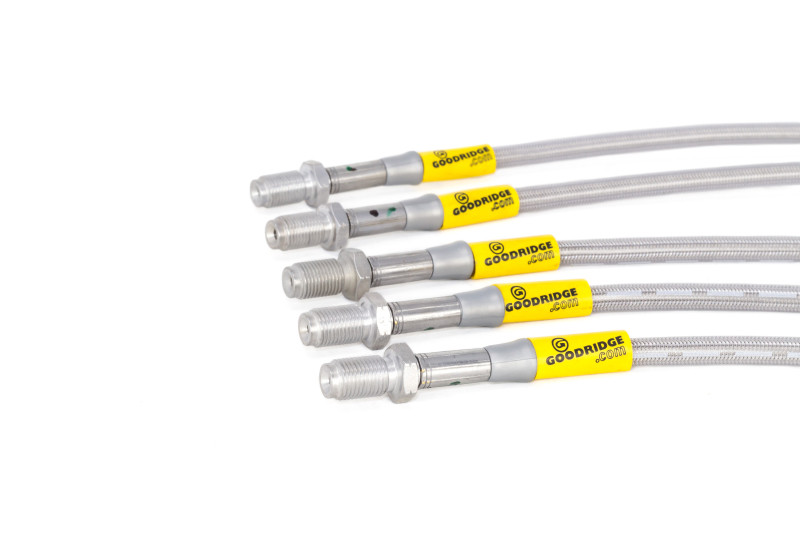 Goodridge 8/84-7/87 Toyota Corolla GTS Stainless Steel Brake Line Kit - 21080