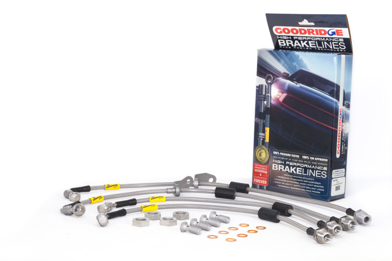 Goodridge 15-17 Hyundai Genesis Sedan RWD SS Brake Lines - 23211