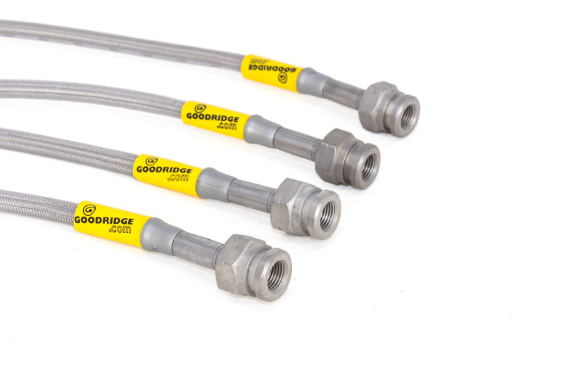 Goodridge 04-13 Mazda 3/Mazdaspeed3 Stainless Steel Brake Line Kit - 25048