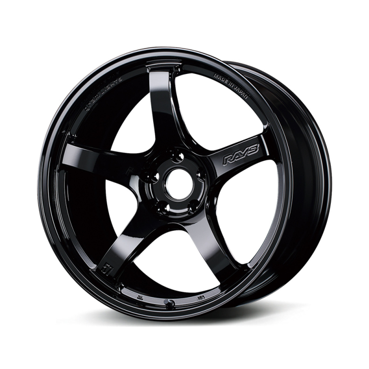 Gram Lights 57CR 18x10.5 +12 5x114.3 Gloss Black Wheel - WGCRAC12EGX