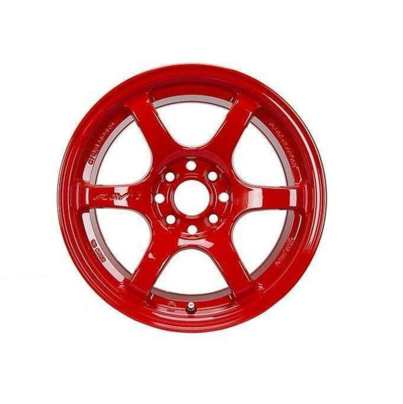 Gram Lights 57DR 15x8.0 +35 4-100 Red Wheel - WGIE35AR