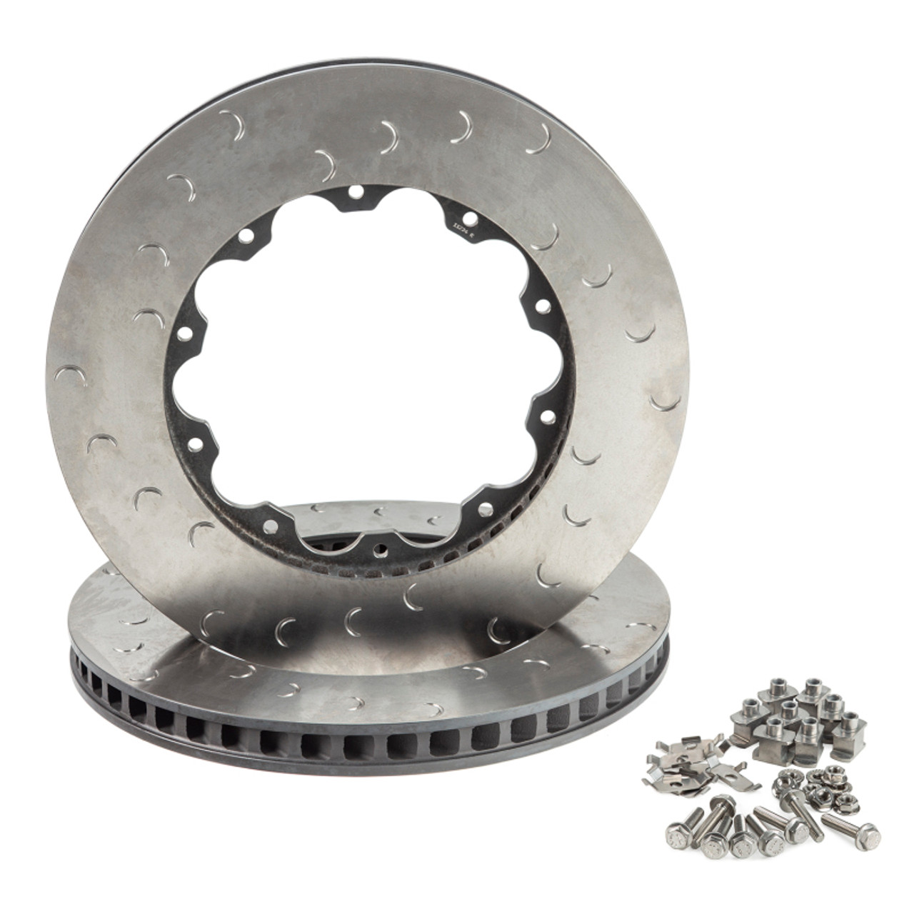 Alcon Nissan R35 GT-R Gen 2 390X32.8mm Rotor Ring Kit - Front Left - DKF2222X758C24L