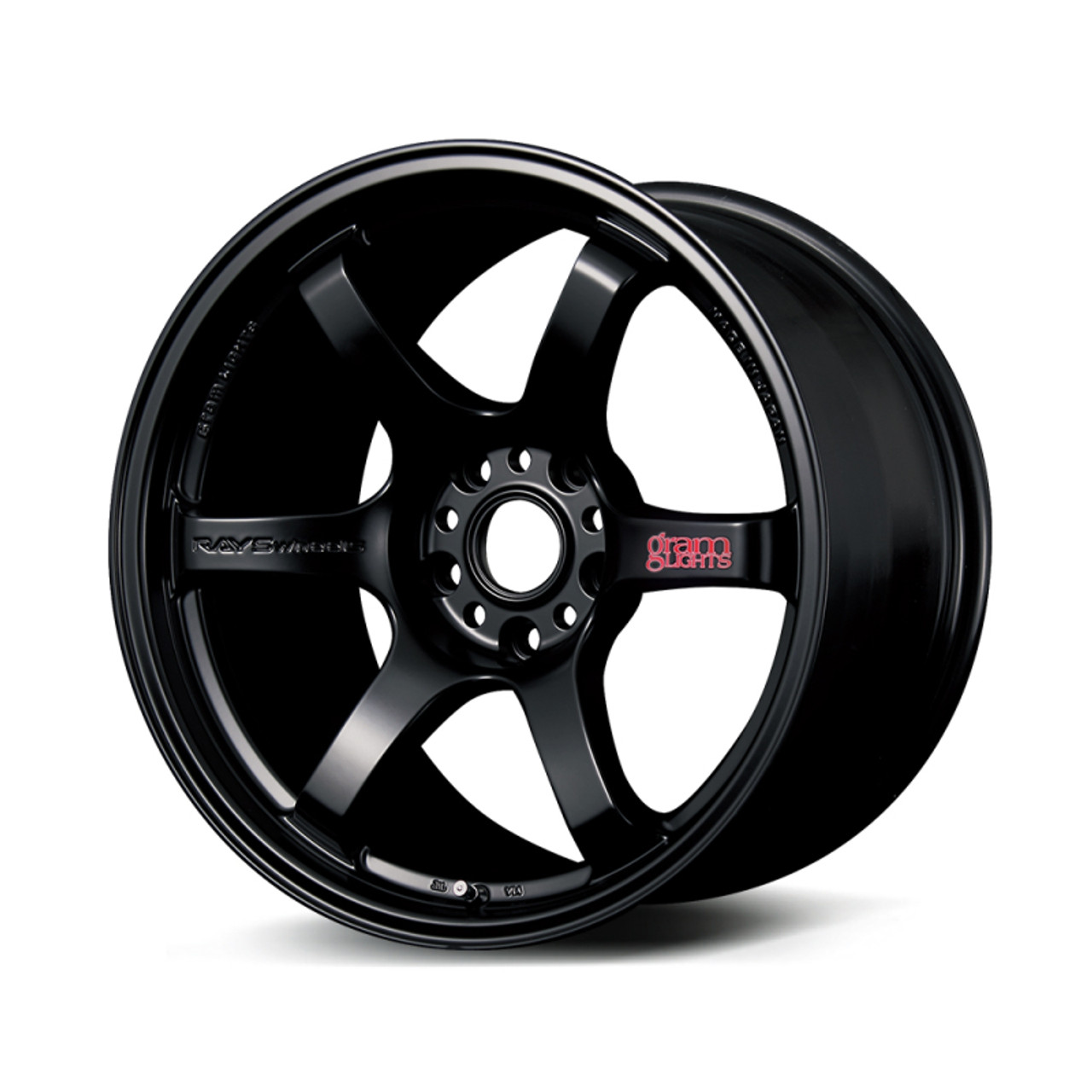 Gram Lights 57DR 18x8.5 +37 5-114.3 Semi Gloss Black Wheel - WGIV37EH