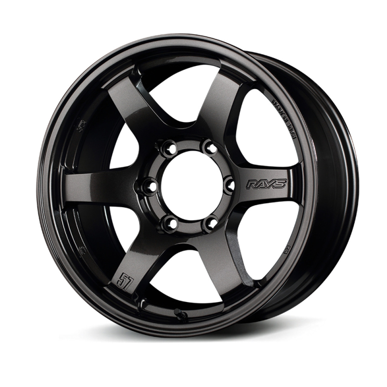 Gram Lights 57DR-X 18X8.0 +07 6-114.3 Super Dark Gunmetal Wheel - WGIXU07ZH8