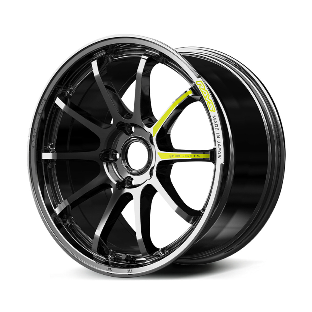 Gram Lights 57NR Limited Edition 18X9.5 +45 5-100 Rays Black Metal Coat (RB) - WGNX45DRB