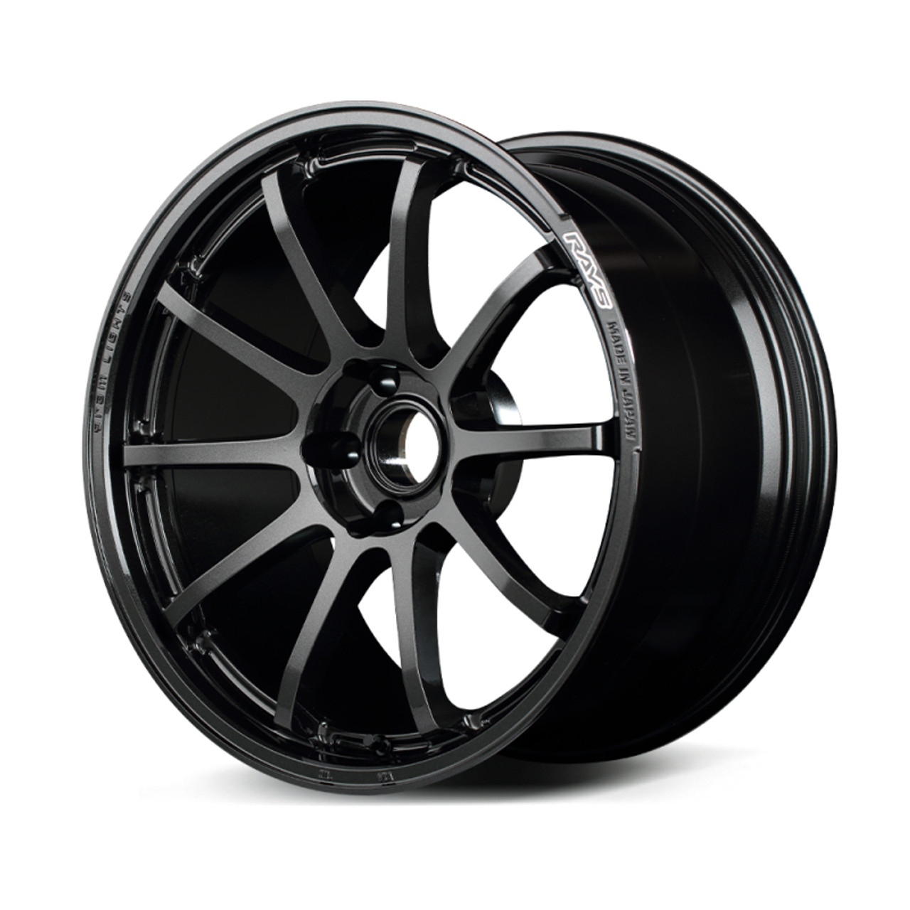 Gram Lights 57NR 18x9.5 +45 5-114.3 Glass Black Wheel - WGNX45E6NJ