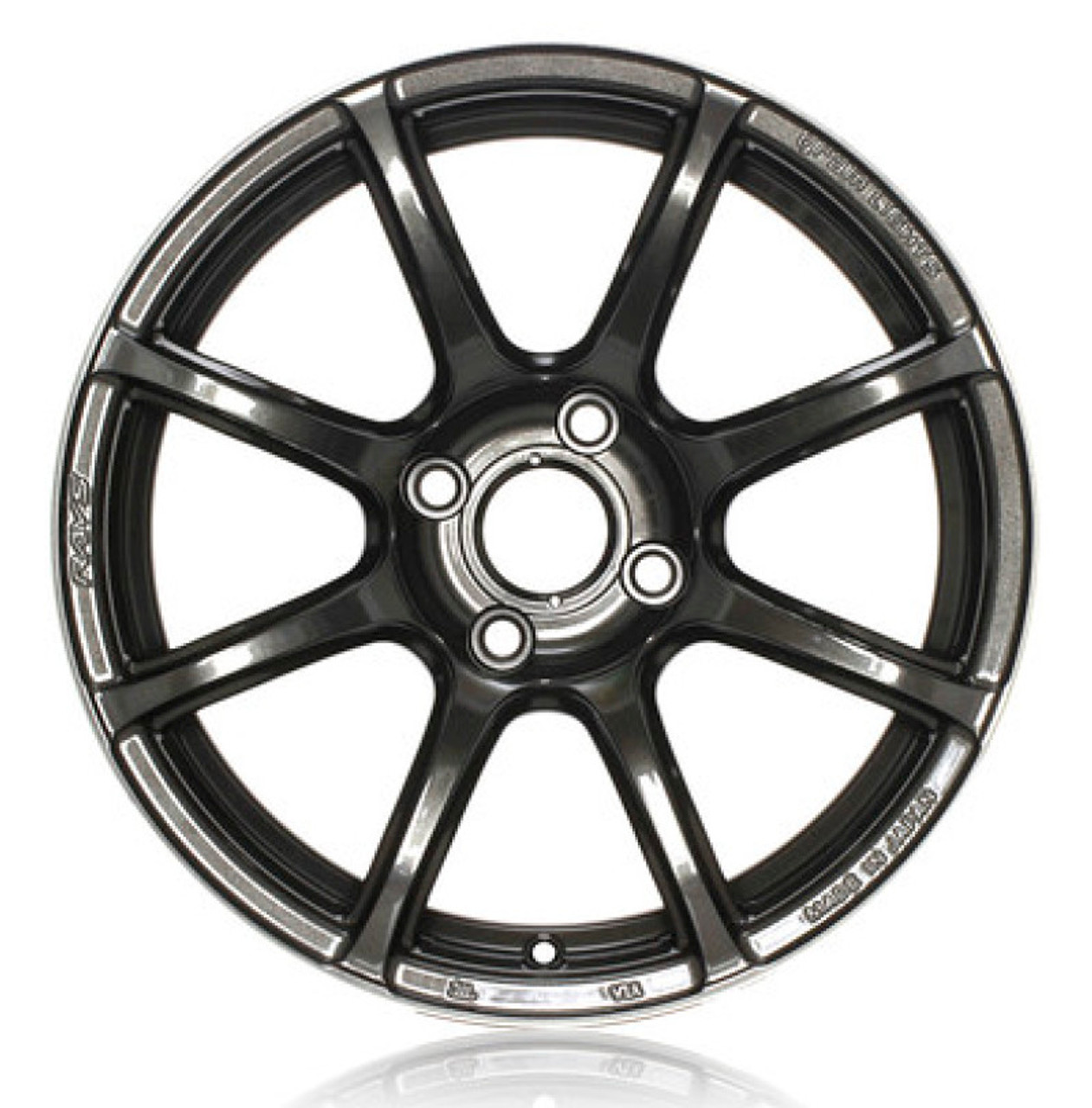 Gram Lights 57Transcend 15x8 +28 4-100 Super Dark Gunmetal Wheel - WGTRE28AH8