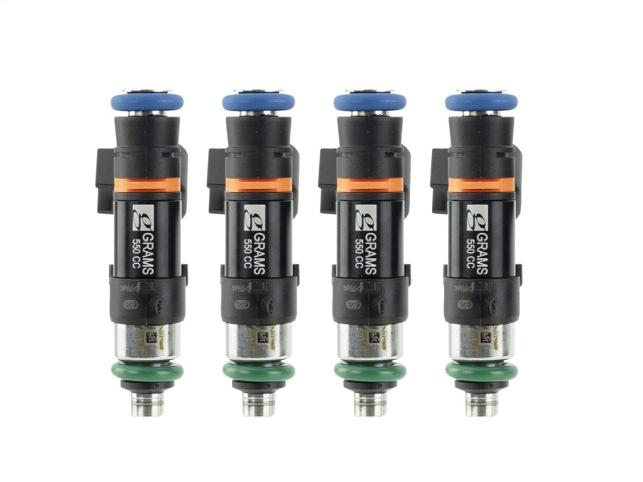 Grams Performance 02-11 Subaru WRX / 07+ STI / 07-11 Legacy 550cc Fuel Injectors (Set of 4) - G2-0550-1200
