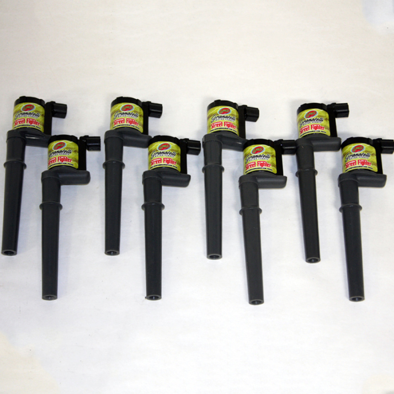 Granatelli 99-14 Ford 4.6L/5.4L 4V OEM Coil Packs - Black (Set of 8) - 21-4001-SF