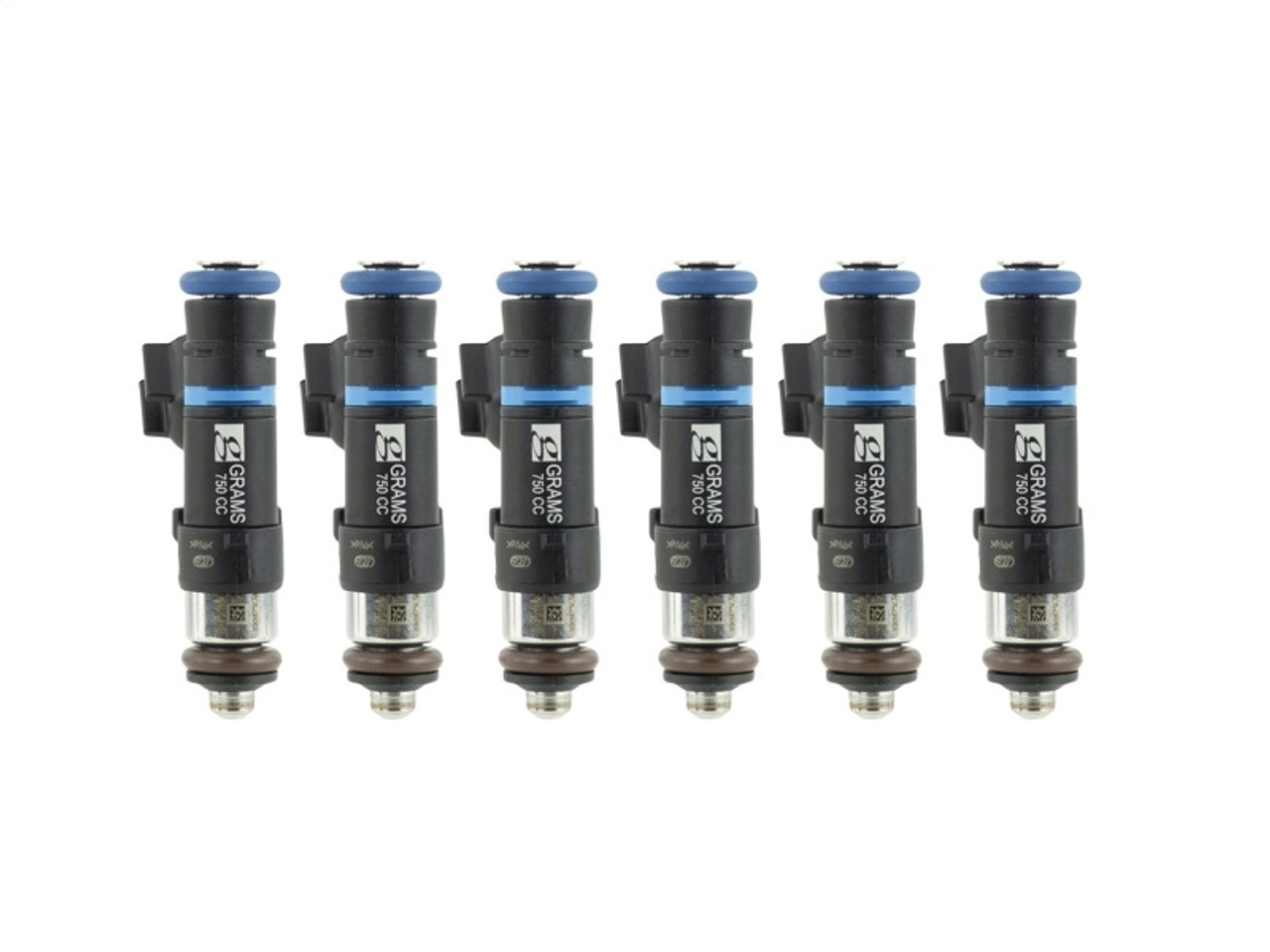 Grams Performance Nissan R32/R34/RB26DETT (Top Feed Only 14mm) 750cc Fuel Injectors (Set of 6) - G2-0750-0705