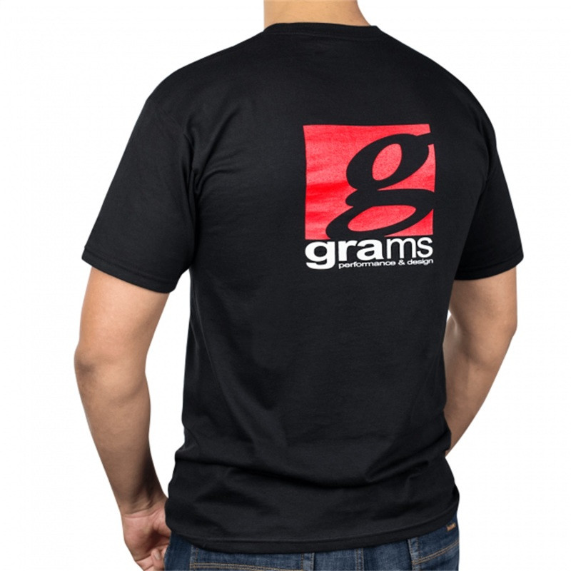 Grams Performance and Design Logo Black T-Shirt - L - G35-99-6011