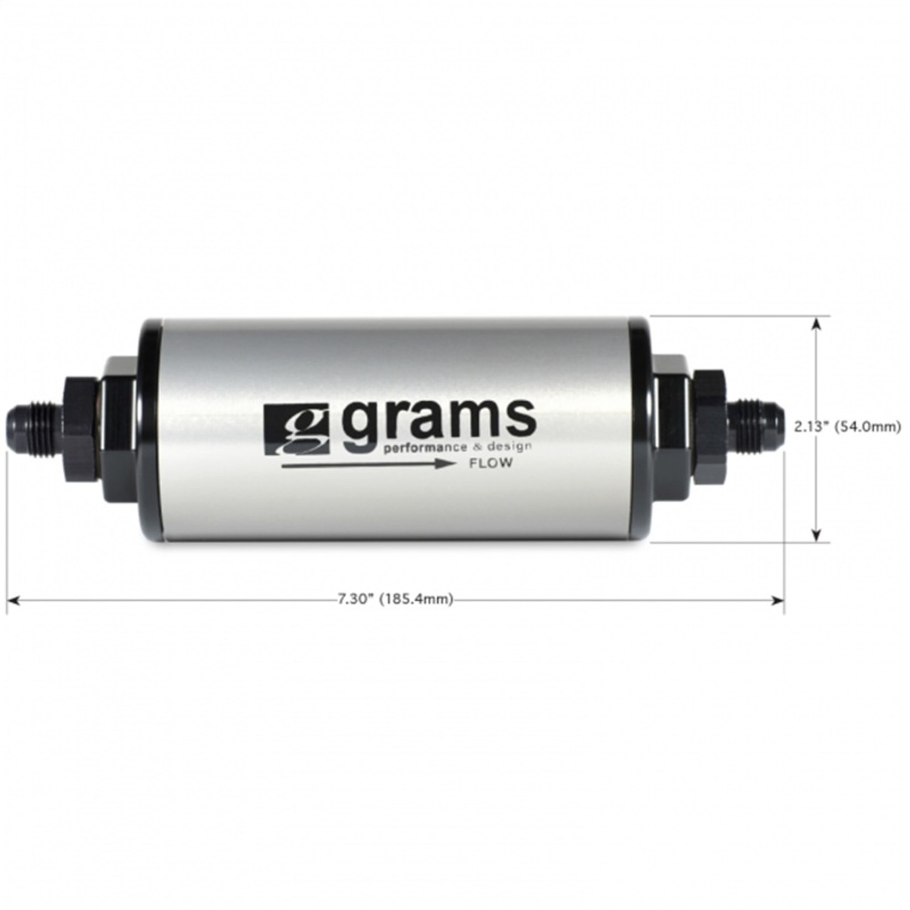 Grams Performance 20 Micron -10AN Fuel Filter - G60-99-0020