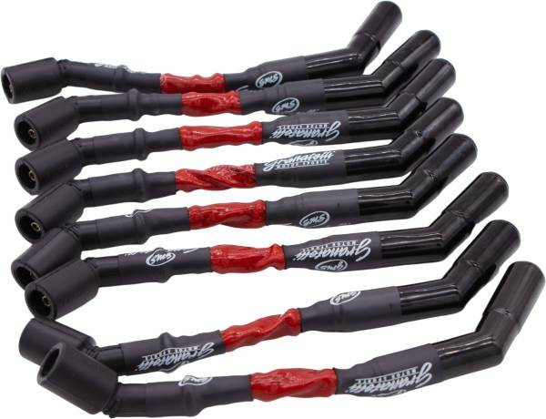 Granatelli High Performance Spark Plug Wires - Red w. Ceramic Boots - LS / LT