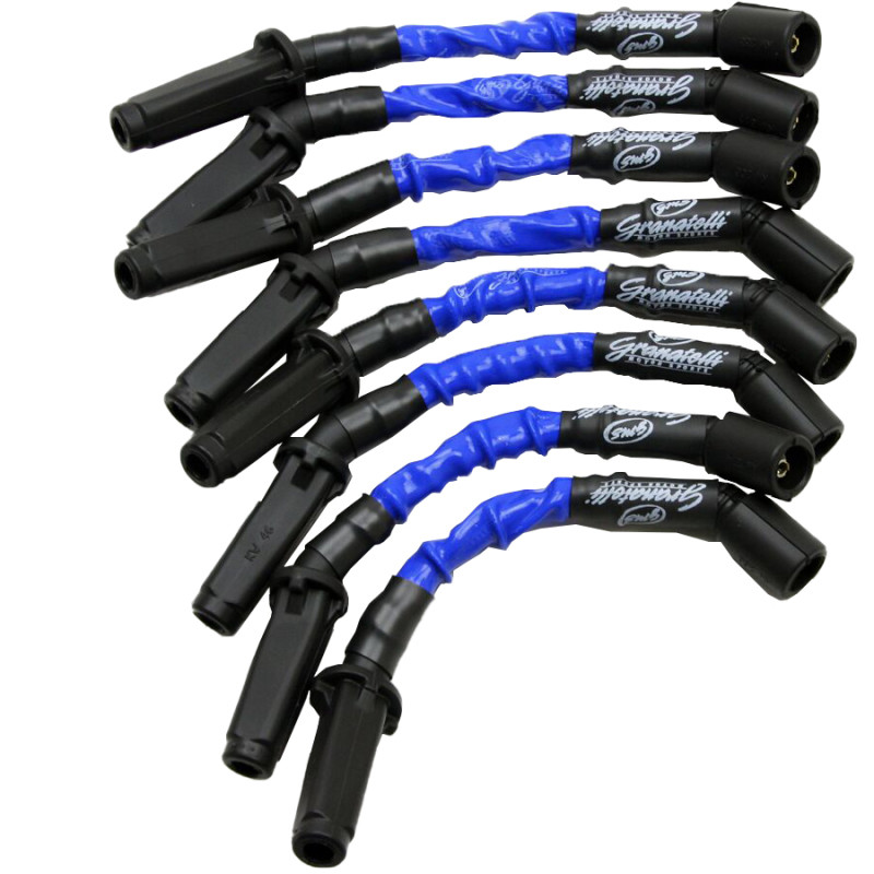 Granatelli 99-23 GM LS2/LS3/LS6/LS7/LS9/LSA Hi-Perf Coil-Near-Plug Wire Conn Kit w/Blue Jacket - 28-1811HTBL