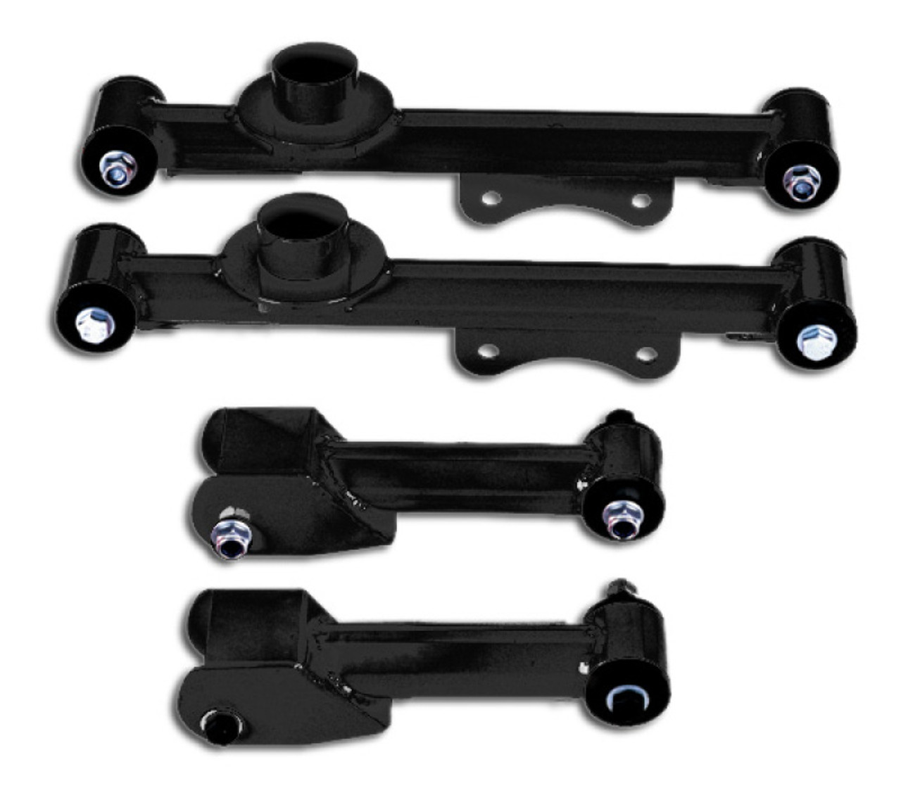 Granatelli 79-04 Ford Mustang Rear Upper & Lower Control Arms - Black - GMRS7901B