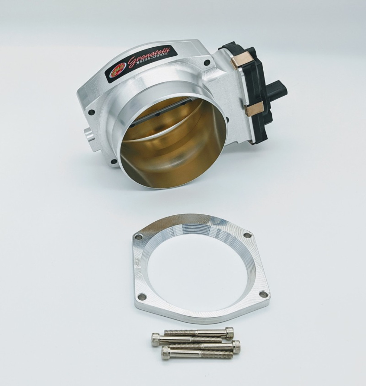 Granatelli 112mm Billet Throttle Body - Natural Finish - LT1 / LT4 / LT5
